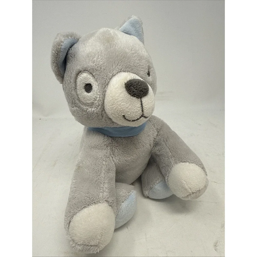 CARTER'S Just One You Dog Gray White PUPPY Wind Up Musical 8